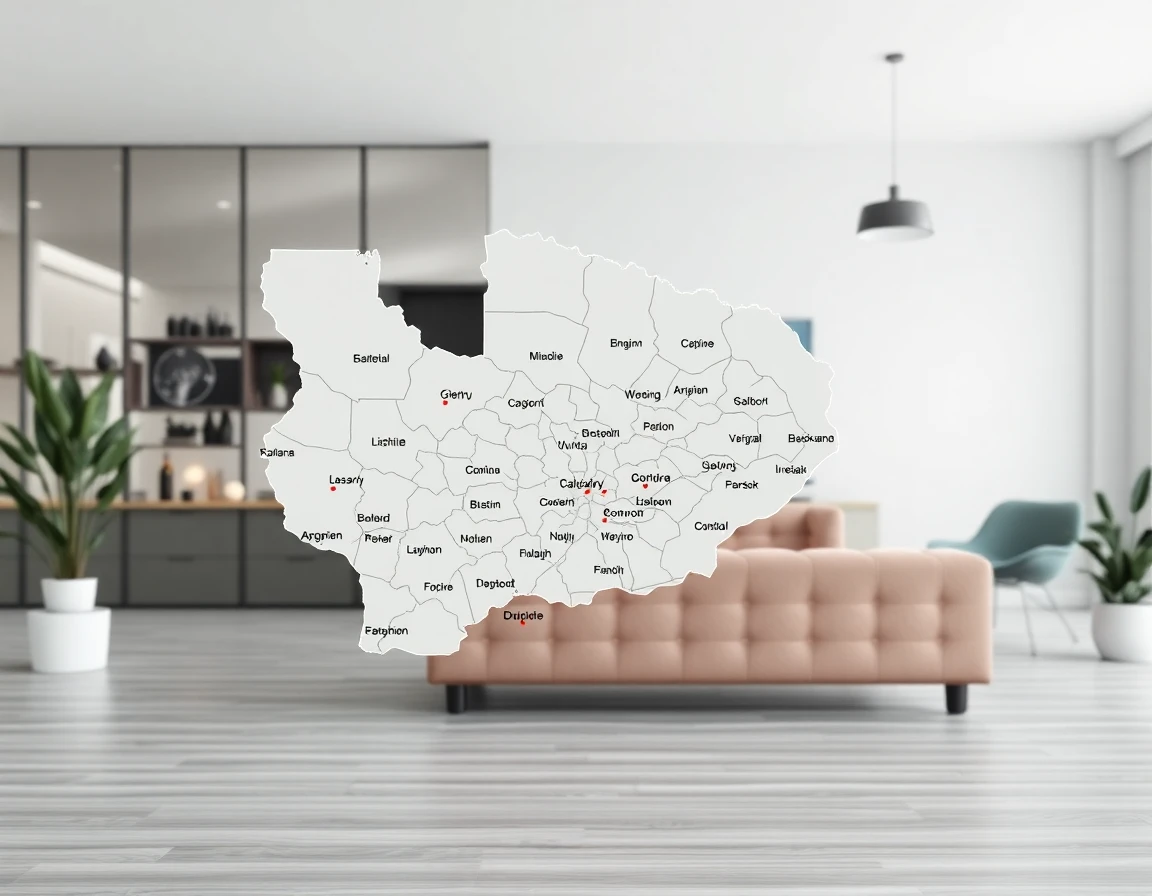 Pest Control Service Areas Map